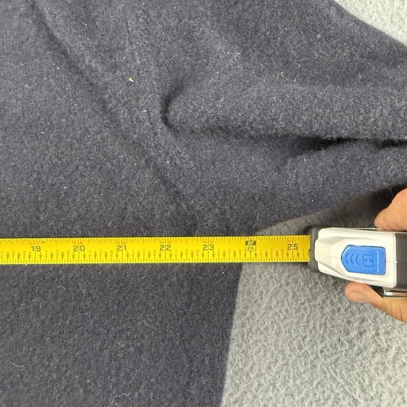 Loro Piana Sweater Men's 54 (XL) Blue 100% Cashmere V Neck Pullover Italy $1000+ - Picture 9 of 11